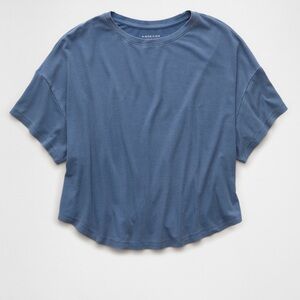 American Eagle Outfitters Soft & Sexy Navy Blue Women's Top